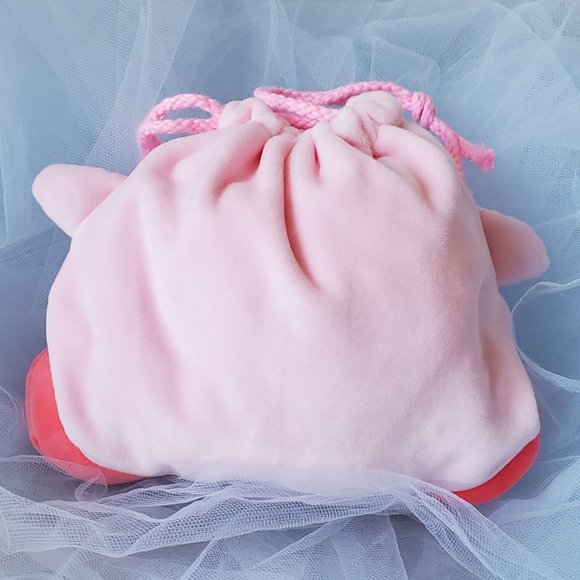 Kirby - Fluffy Drawstring Bag - Picture 2 of 5